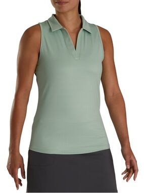 Lucky In Love XS Key Lime Green Rib Tie Tennis Polo NWT